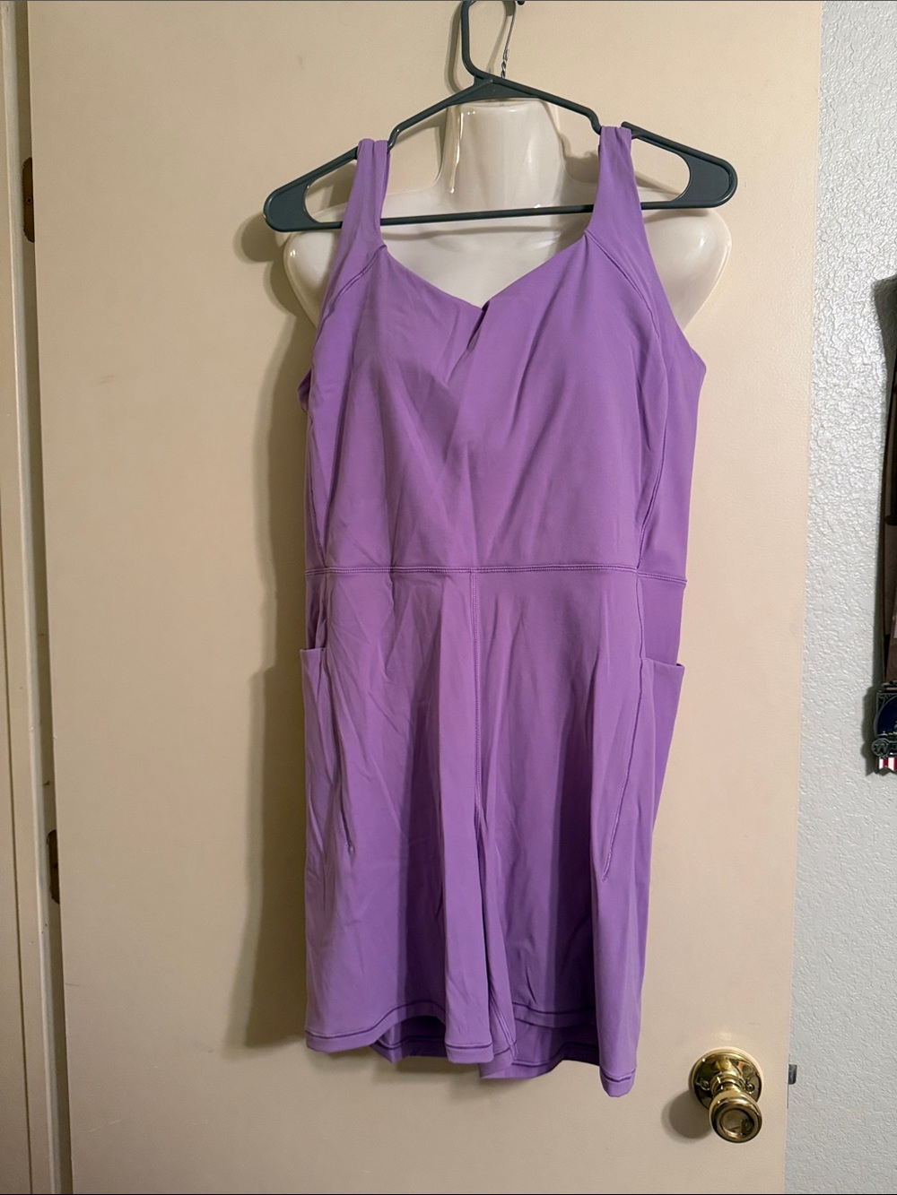CALIA by Carrie Underwood Lilac Athletic Tank Dress